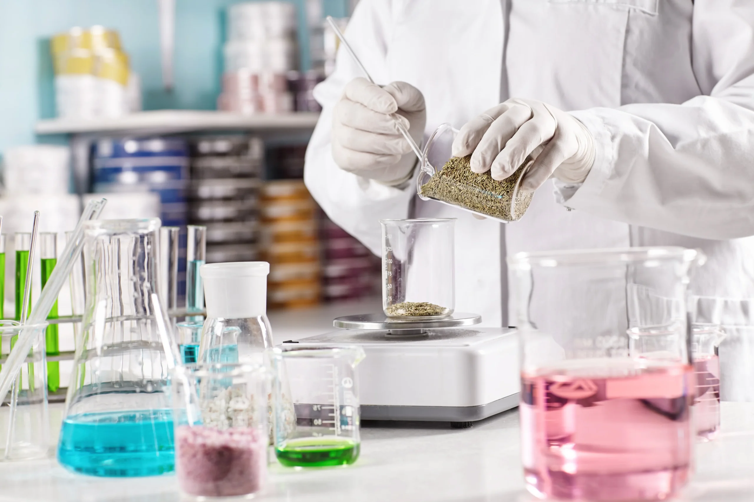 plastic raw materials testing and formulation in polymer laboratory